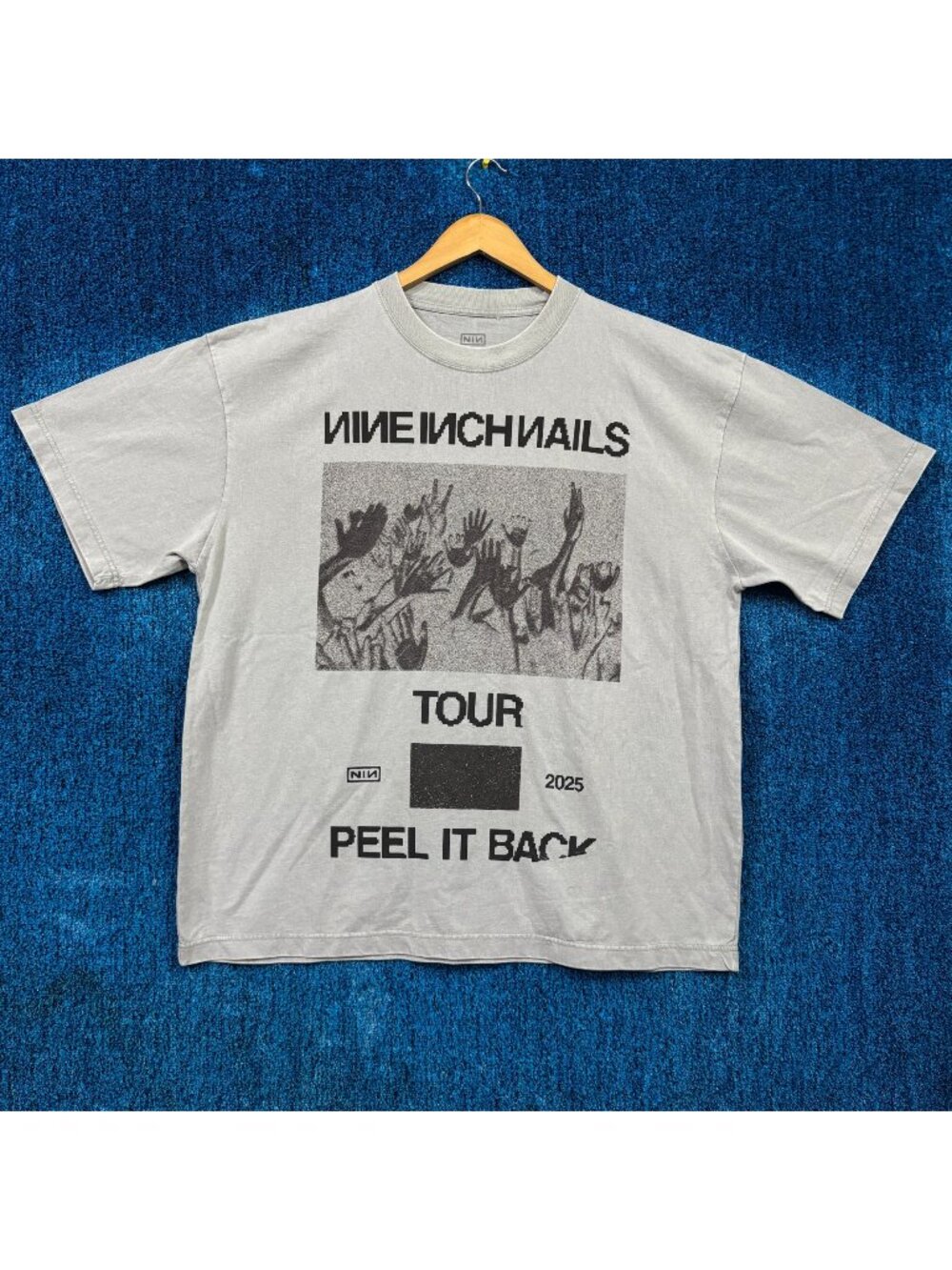 Nine Inch Nails Peel It Back Rock T-Shirt Size Extra Large